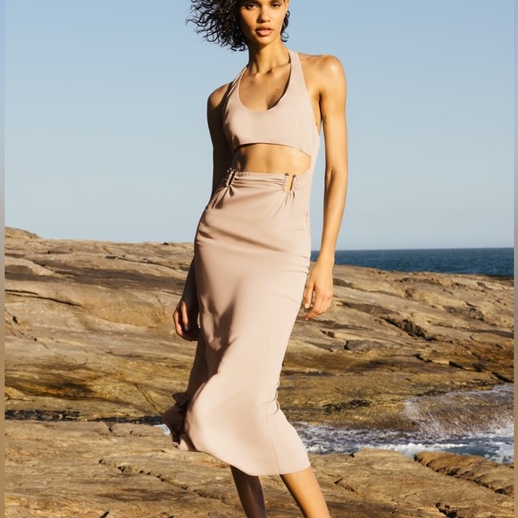 Zara Dresses & Skirts - Zara Cut Out Midi Dress